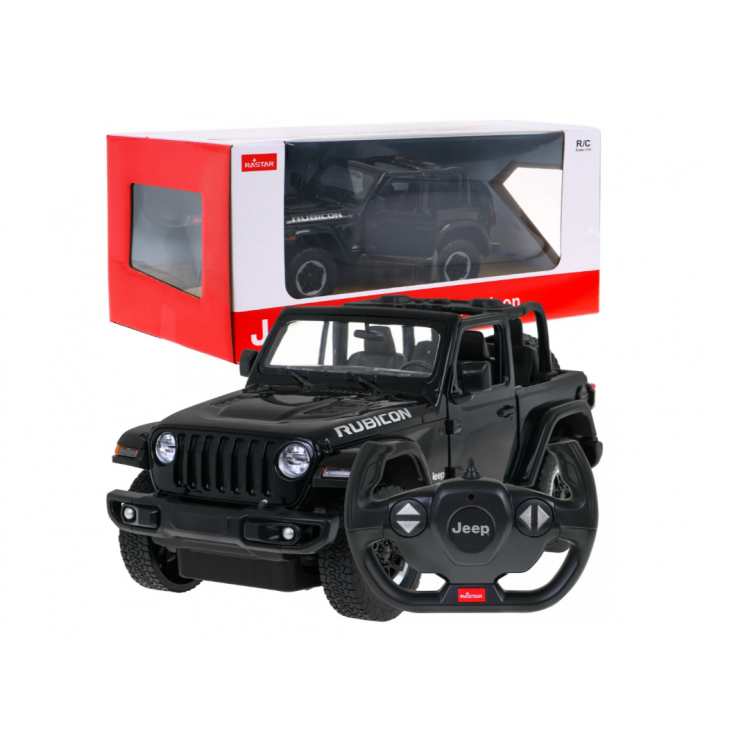 Autíčko R / C JEEP Wrangler JL 1:14 čierne